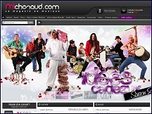 Aper�u du site Michenaud -  sp�cialiste guitare et instruments de musique, sono