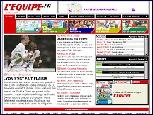 Aperu du site L'Equipe - journal sportif, rsultats, actualit du sport LEquipe.fr