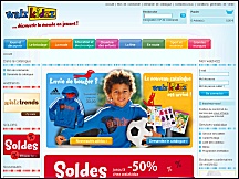 Aperu du site Walz Kidzz - magasin jeux et jouets en ligne, catalogue Walz Kidzz