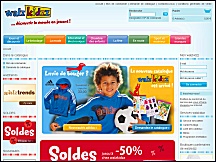 Aper�u du site Walz Kidzz - magasin jeux et jouets en ligne, catalogue Walz Kidzz