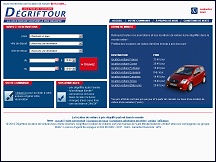 Aperu du site Dgriftour location voitures - louer voiture pas cher km illimit