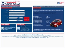 Aper�u du site D�griftour location voitures - louer voiture pas cher km illimit�