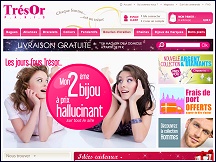 Aperu du site TrsOr Bijoux - bijoutier en ligne, bijoux: alliances, bagues or