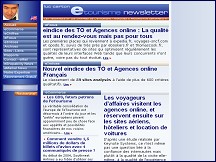 Aperu du site eTourismeNewsletter.com - analyses et tendances de l'eTourisme