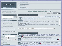 Aperu du site Droit NTIC Informatique Rseaux & Nouvelles Technologies