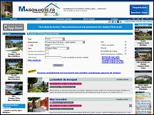 Aperu du site Maison-Hote.fr - guide des chambres d'htes et de gtes en France