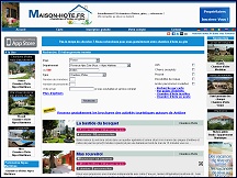 Aper�u du site Maison-Hote.fr - guide des chambres d'h�tes et de g�tes en France