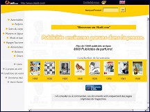 Aperçu du site Okadi.com - publicités anciennes parues dans la presse