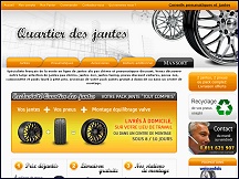 Aper�u du site Quartier des Jantes : pneumatiques et jantes en aluminium pas cher