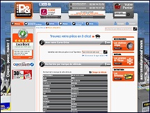 Aper�u du site Pi�ces et Pneus - magasin de pi�ces d�tach�es auto et pneumatiques