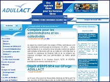 Aperçu du site ADULLACT
