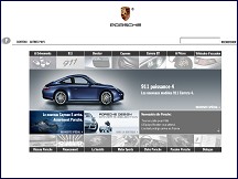 Aperçu du site Porsche France - site officiel de la marque automobile F.Porsche AG
