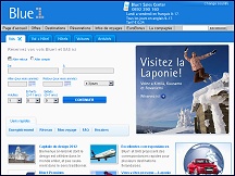 Aperu du site Blue1 - vols lowcost Scandinavie avec Blue1, vacances en Laponie 