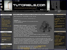 Aperu du site TUTORIELS : Portail de tutoriel et didacticiel sur le web