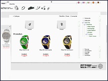 Aperu du site Scheron.com - vente de montres de marque, montres homme et femme 