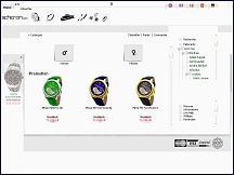 Aper�u du site Scheron.com - vente de montres de marque, montres homme et femme 