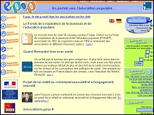 Aperçu du site Epop - le portail vers l'éducation populaire