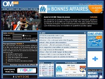 Aperu du site Olympique de Marseille