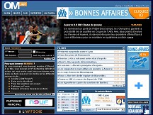 Aperçu du site Olympique de Marseille