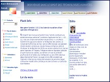 Aperçu du site Cabinet d'Avocats Alain Bensoussan
