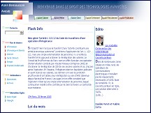 Aperçu du site Cabinet d'Avocats Alain Bensoussan