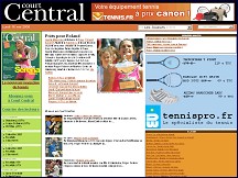 Aperçu du site Court-Central - Le magazine du tennis