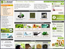 Aper�u du site Teatower - boutique de th�s, infusions et accessoires pour th� 