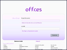 Aper�u du site Offres d'emploi avec Offres.biz - moteur de recherche d'emplois
