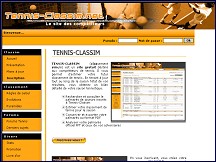 Aperu du site TENNIS CLASSIM