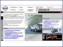 Aperu du site Nissan - Site officiel