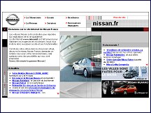 Aperçu du site Nissan - Site officiel
