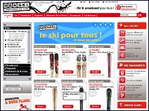 Aper�u du site HA Ski - vente de mat�riel de ski, v�tements, snowboard et skis