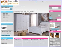 Aper�u du site Beaux Meubles Pas Chers: vente en ligne de meubles � prix discount