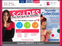 Aper�u du site Grain de Malice - v�tements pour femme, collection Grain de Malice