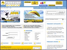 FreeSurf : h�bergement, mail, acc�s gratuit, ADSL