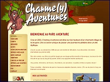 Aperu du site Charmey Aventures - parc d'aventure suisse, tyroliennes gantes