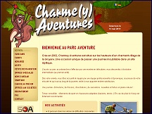 Aper�u du site Charmey Aventures - parc d'aventure suisse, tyroliennes g�antes