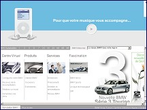 Aperçu du site Véhicules BMW