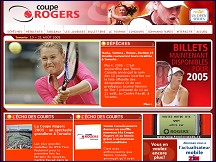 Aperu du site Rogers Cup - tournoi de tennis canadien