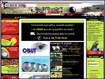 Aper�u du site La Boule Noire - boules de p�tanque Obut, accessoires de petanque