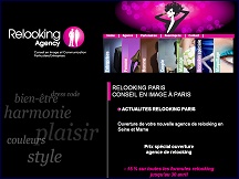 Aper�u du site Relooking Agency - agence de relooking et conseil en image Paris