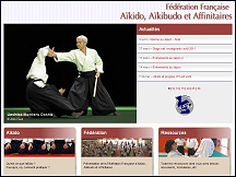 Aper�u du site F�d�ration Fran�aise d'A�kido, A�kibudo et Affinitaires (FFAAA)