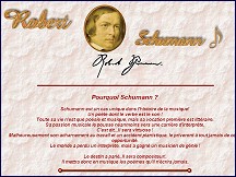 Aperçu du site Robert Schumann : le Musicien Poète