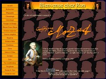 Aper�u du site Tout sur Wolfgang Amadeus Mozart - pour les amateurs de Mozart