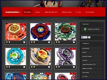 Aper�u du site Toupie Beyblade Metal Fusion - pour les fans de toupies Beyblade
