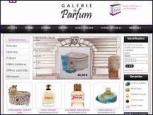 Aperçu du site Galerie du Parfum - parfumerie discount, vente parfums de marque