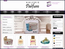 Aper�u du site Galerie du Parfum - parfumerie discount, vente parfums de marque