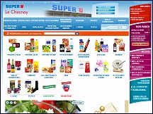 Aperu du site CoursesU - courses en ligne dans les magasins Super U, March U