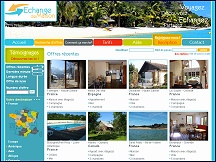 Aper�u du site Echange Immo - annonces d'�change maison ou appartement vacances