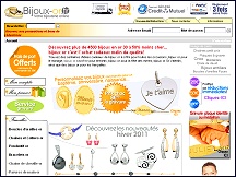 Aper�u du site Bijoux-Or.fr - bijouterie en ligne, bijoux en or au prix discount
